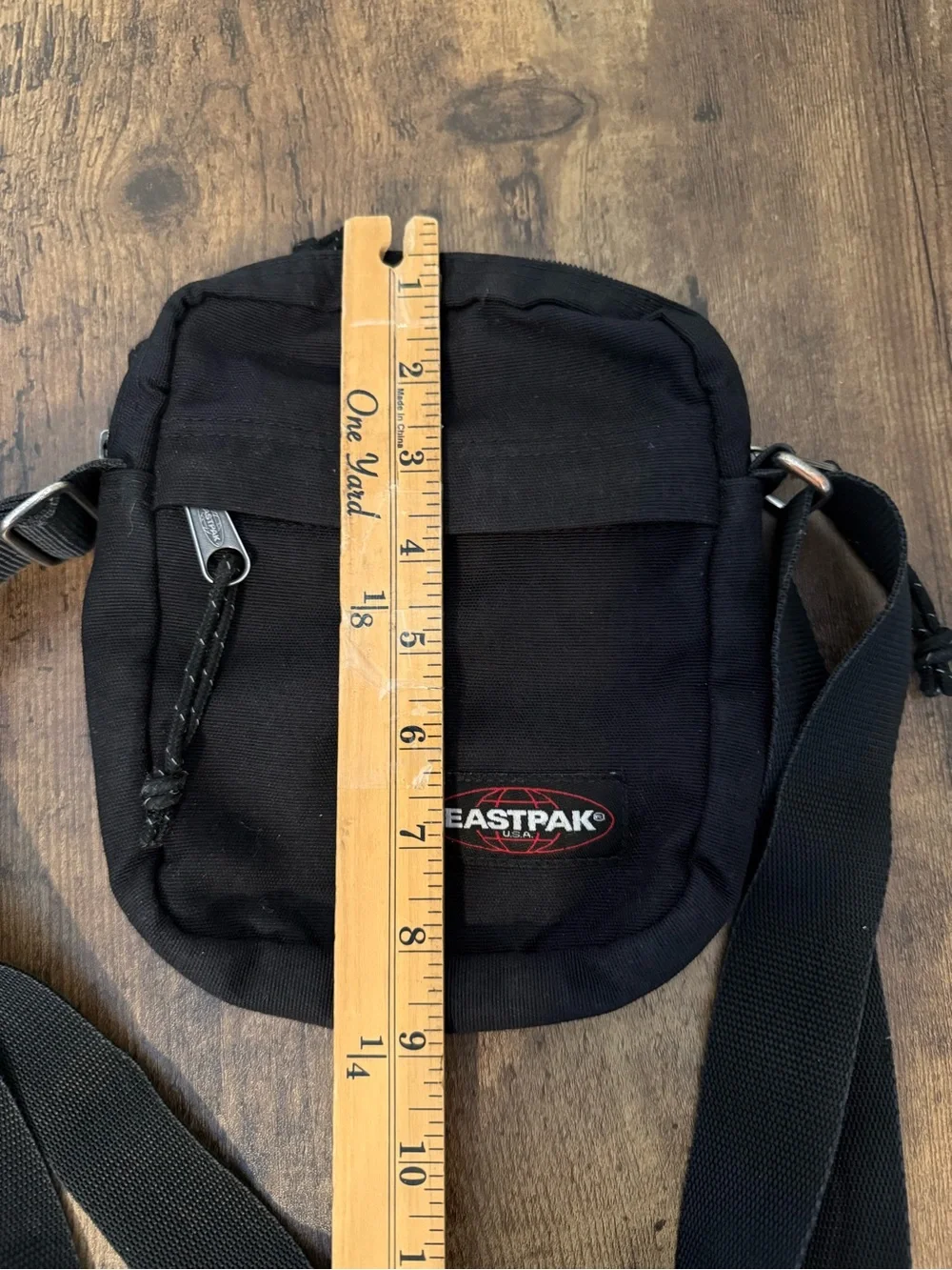 Eastpak Vintage Y2K Black Compact Crossbody Messenger Bag